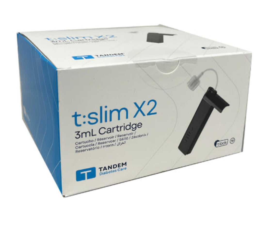 Tandem T-Slim X2 3mL Cartridge expired 2025-02 to 05