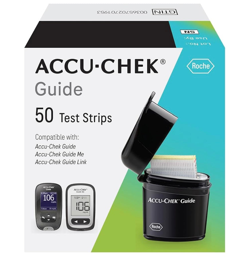 Accu chek guide 50 ct