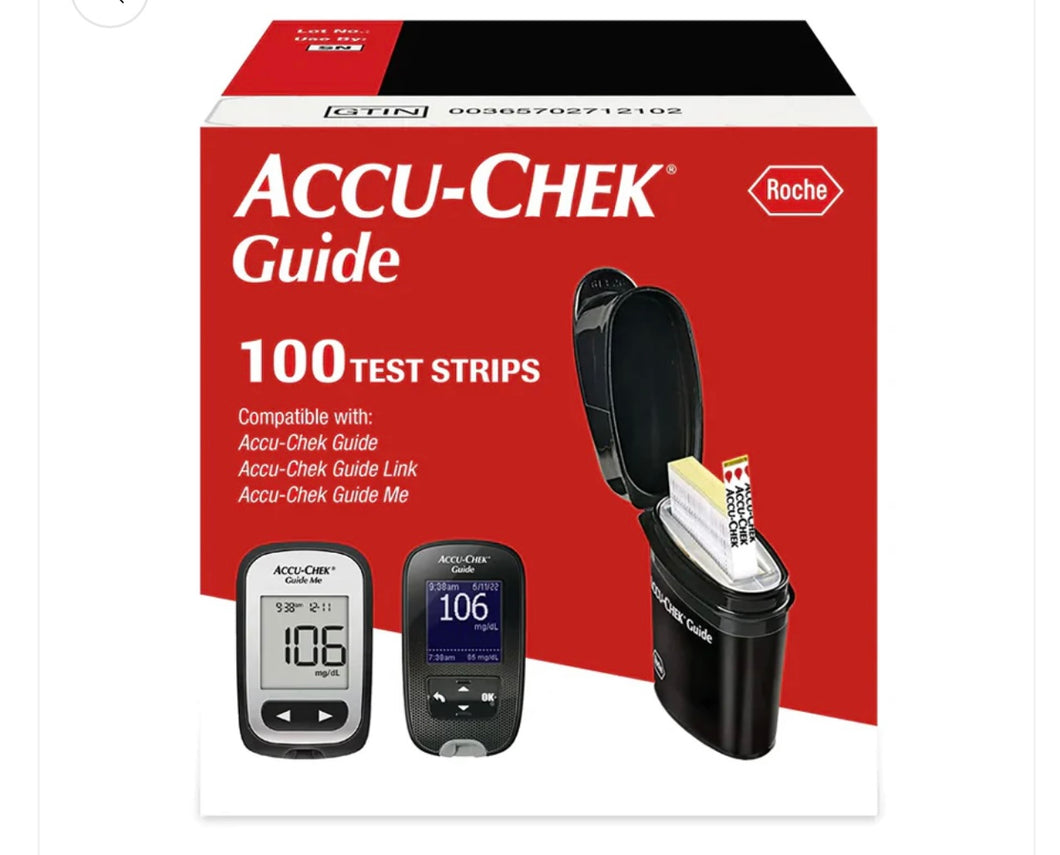Accu chek guide 100 ct