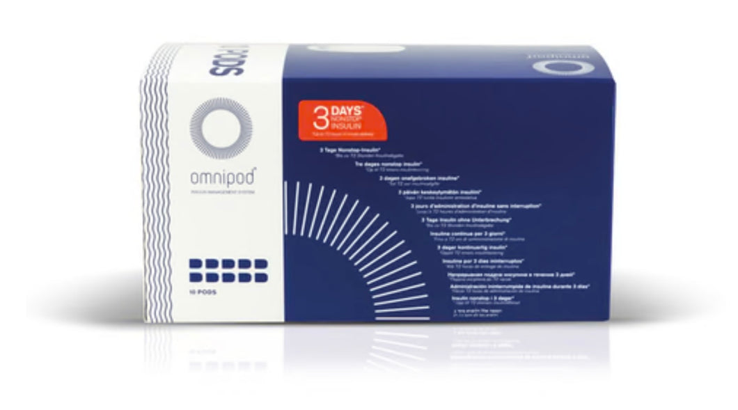 Omnipod eros box 10 2025-03 exp dates