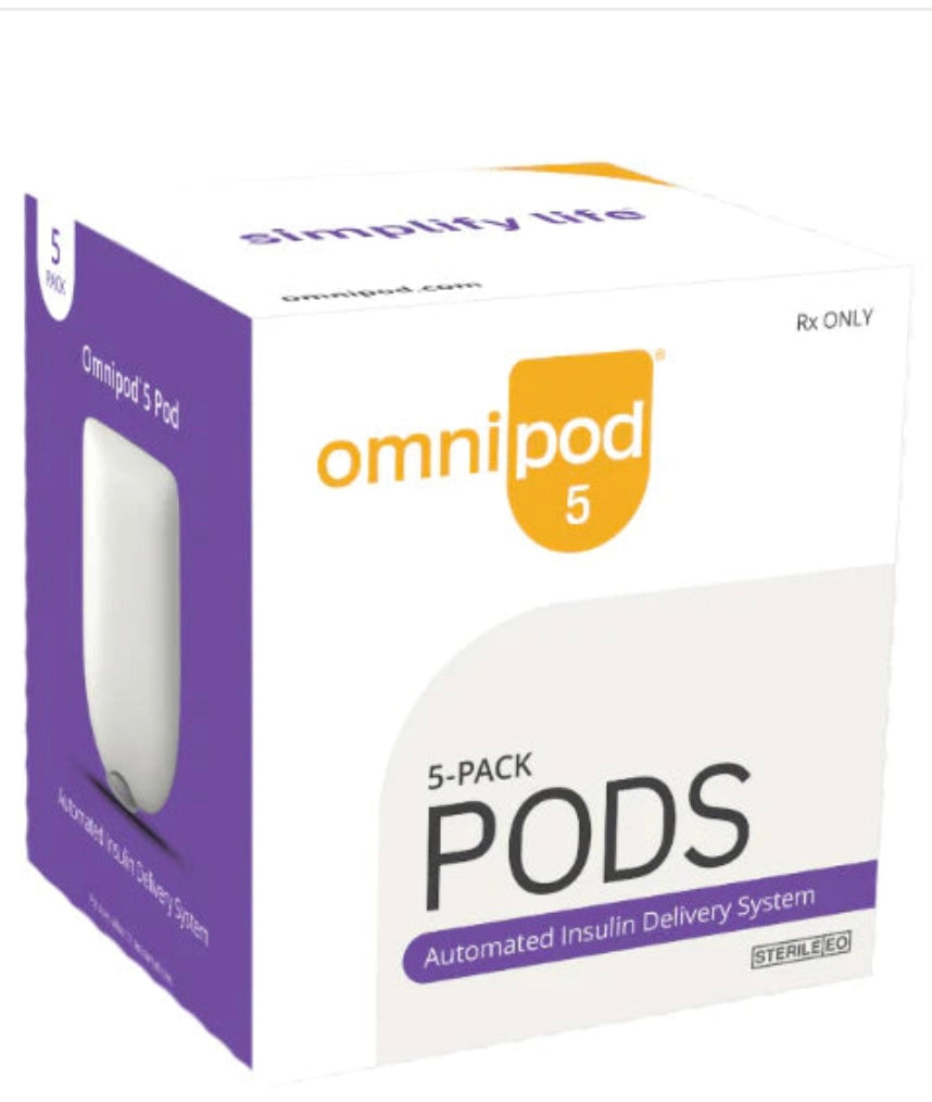 Omnipod 5  box of 5 for G6 only  exp 2025