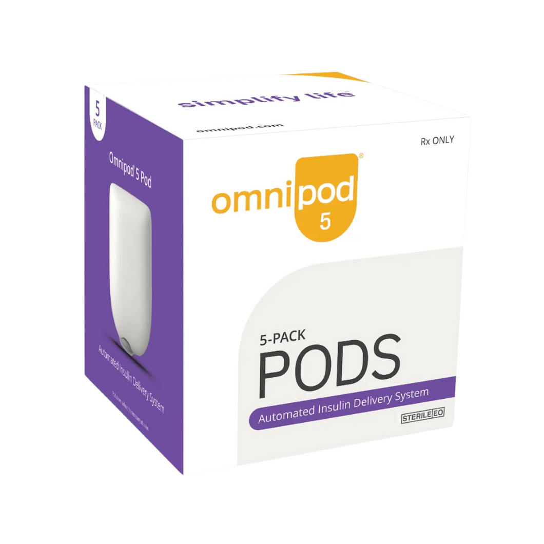 Omnipod 5 pods box of 5  G6/G7